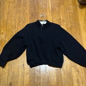 Womens Black 1/4 Zip